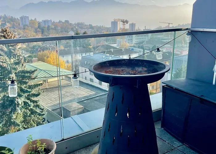 아파트 Penthouse 360 View 2br, Large Terrace